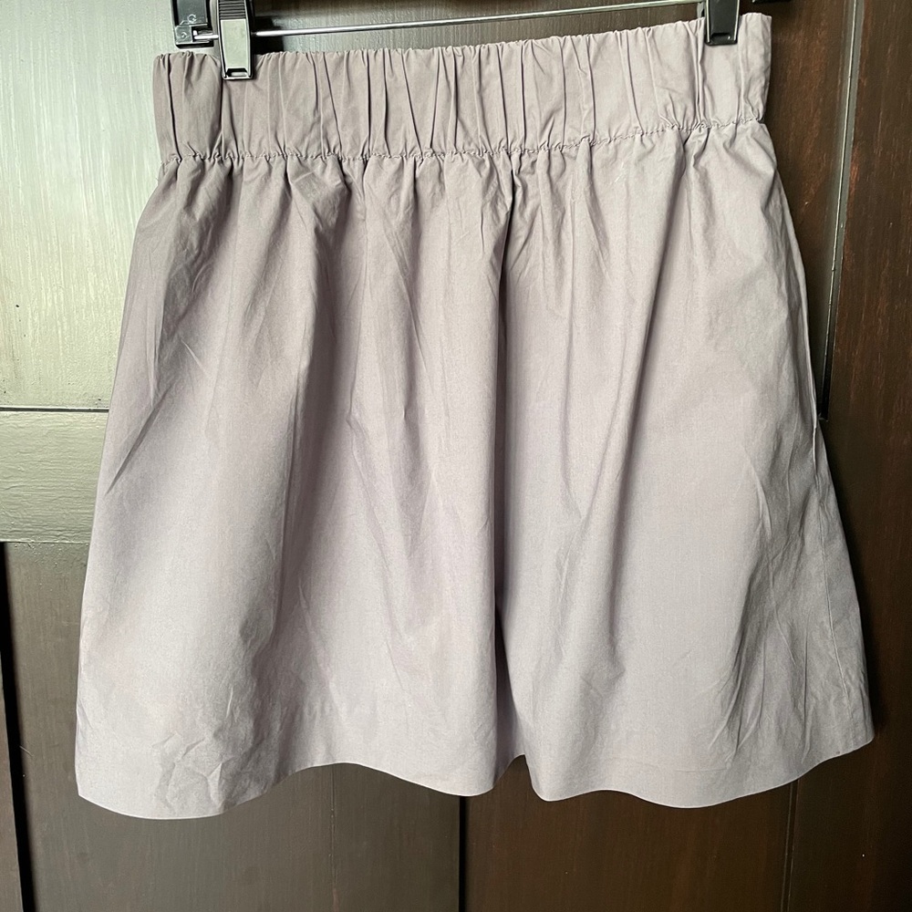 J CREW Light Purple Cotton Skirt Size 4